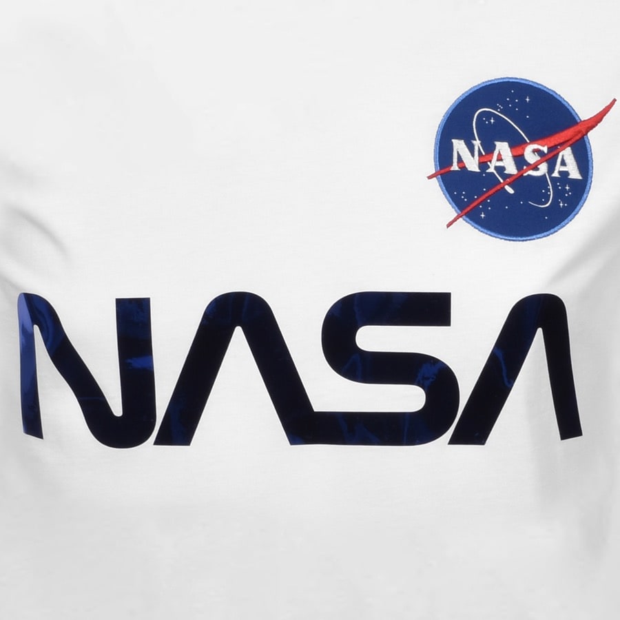 Alternative Image for ProductAlpha Industries Nasa Reflective T Shirt White3